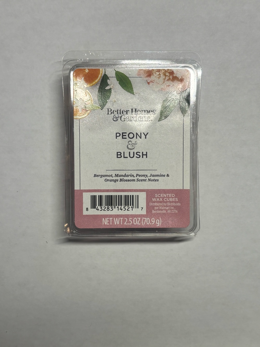 Better Homes & Gardens Peony & Blush Scented Wax Cubes - Pink/White